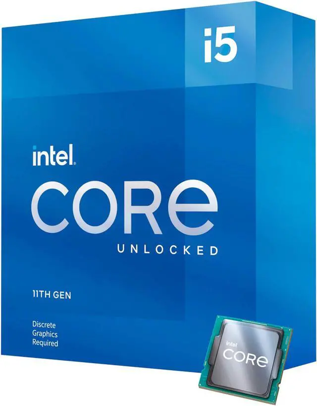 Alt view image 4 of 5 - Intel(r) Core(tm) i5-11600KF Desktop Processor 6 Cores up to 4.9 GHz Unlocked LGA1200 (Intel(r) 500 Series & Select 400 Series Chipset) 125W