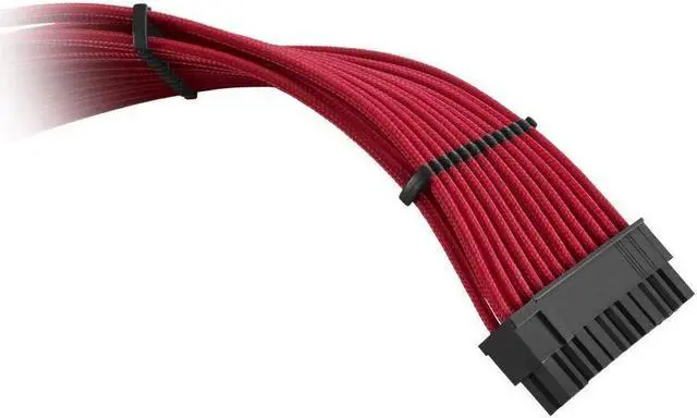 Alt view image 2 of 3 - CableMod RT-Series Classic ModFlex Sleeved Cable Kit for ASUS/Seasonic/Phanteks Revolt (Red)