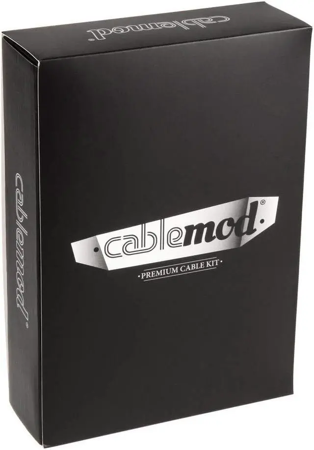 Alt view image 3 of 3 - CableMod RT-Series Classic ModFlex Sleeved Cable Kit for ASUS/Seasonic/Phanteks Revolt (Black + Red)