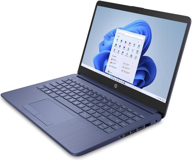 Alt view image 2 of 5 - HP Stream 14" HD Laptop, Intel Celeron N4120, 4GB RAM, 64GB eMMC, Windows 11 Home in S Mode with Office 365 Personal for 1 Year (14-cf2111wm, Blue)