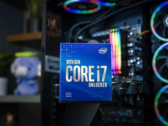Alt view image 5 of 5 - Intel Core i7-10700KF Desktop Processor 8 Cores up to 5.1 GHz Unlocked Without Processor Graphics LGA1200 (Intel 400 Series chipset) 125W