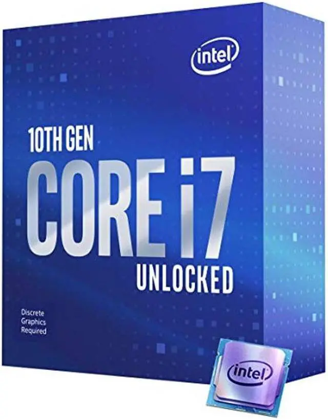 Alt view image 2 of 5 - Intel Core i7-10700KF Desktop Processor 8 Cores up to 5.1 GHz Unlocked Without Processor Graphics LGA1200 (Intel 400 Series chipset) 125W