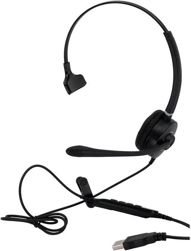 Main image of Spracht HS-WD-USB-1 Single Ear USB Headset for Softphone for PC/Mac