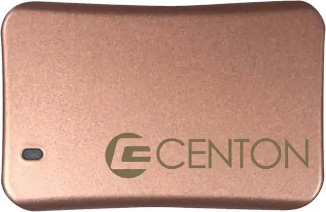 Main image of Centon External SSD (Rose Gold Metallic), USB-C 3.2 Gen 2, 500GB