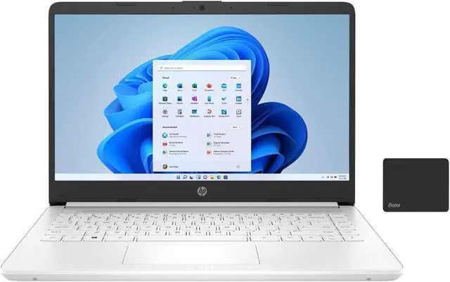 Alt view image 2 of 5 - HP 14" Chromebook Laptop for Student and Business,HD Chromebook Laptop, Intel Celeron N4120, 16GB RAM, 192GB Storage (64GB eMMC+5ave 128GB Flash Memory), Wi-Fi, HDMI, Chrome Os, White