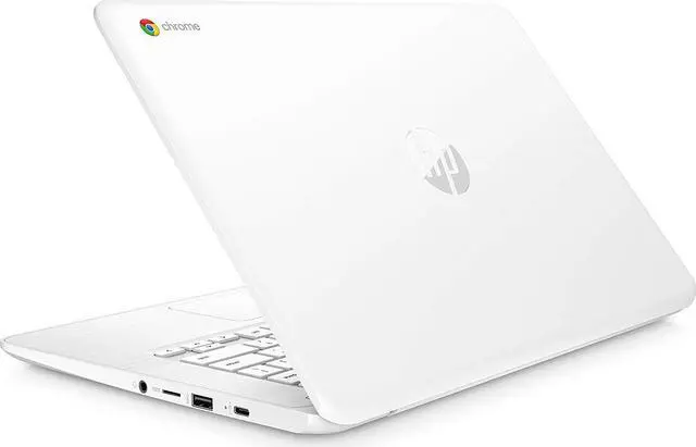 Alt view image 3 of 4 - HP Chromebook 14-inch (1920x1080) FHD IPS WLED-Backlit Display Laptop PC, Intel Dual Core Celeron N3350 up to 2.4GHz, 4GB LPDDR4 RAM, 32GB eMMC, B&O Play, Webcam, Bluetooth, Chrome OS