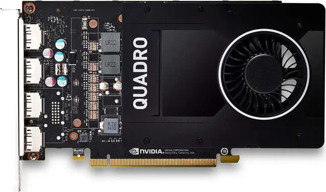 Alt view image 2 of 4 - NVIDIA Quadro P2200 Video Graphic Cards (VCQP2200-SB)