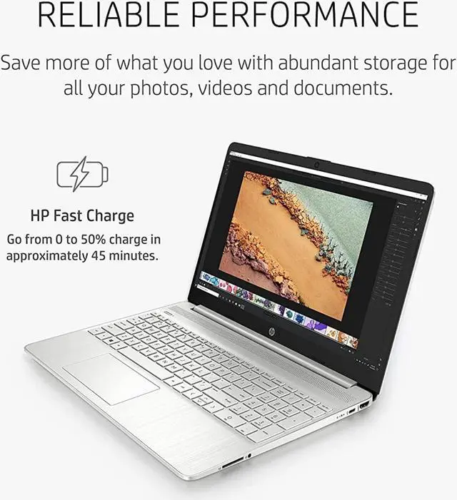 Alt view image 4 of 5 - HP Newest Pavilion 15.6" HD Touchscreen Anti-Glare Laptop, 16GB RAM, 256GB SSD Storage, Intel Core Processor up to 4.1GHz, Up to 11 Hours Long Battery Life, Type-C, HDMI, Windows 11 Home, Silver