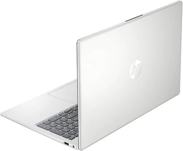 Alt view image 4 of 5 - HP 15.6" Portable Laptop (Include 1 Year Microsoft 365), HD Display, Intel Quad-Core N200 Processor, 16GB RAM, 128GB Storage, Wi-Fi 6, Webcam, HDMI, Numeric Keypad, Windows 11 Home, Silver