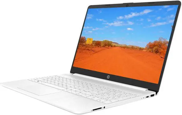 Alt view image 2 of 5 - HP 15 Notebook Laptop, 15.6" HD Screen, Intel Core i3-1115G4 Processor, 8GB RAM, 256GB SSD, Webcam, Wi-Fi, HDMI, Windows 11 Home, White