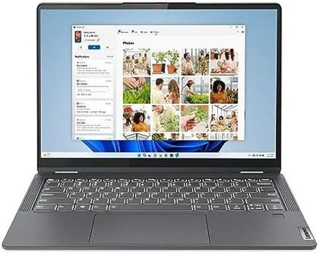 Main image of Lenovo IdeaPad Flex 5i - (2023) - Everyday Notebook - 2-in-1 Laptop Computer - Windows 11-14" WUXGA Touchscreen - 8GB Memory - 256GB Storage - Intel Core i3-1215U - Fingerprint Reader - Storm Grey