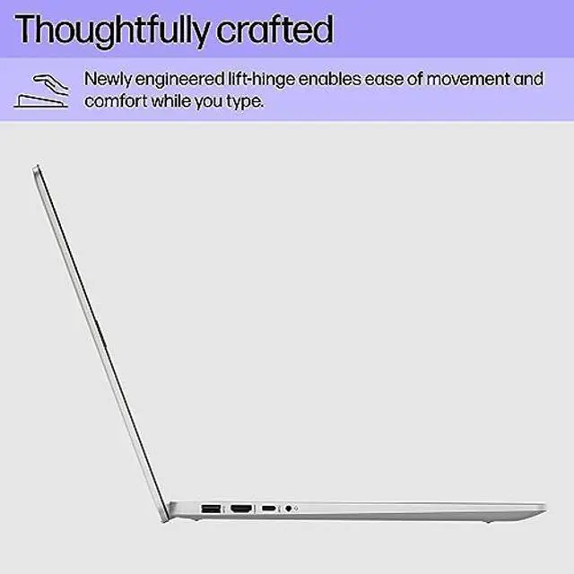 Alt view image 3 of 5 - HP Laptop 17-cn2000nr, 12th Generation Intel(r) Core(tm) i3-1215U, Intel(r) UHD Graphics, 8 GB DDR4, Windows 11 Home, 17-cn2000nr Silver
