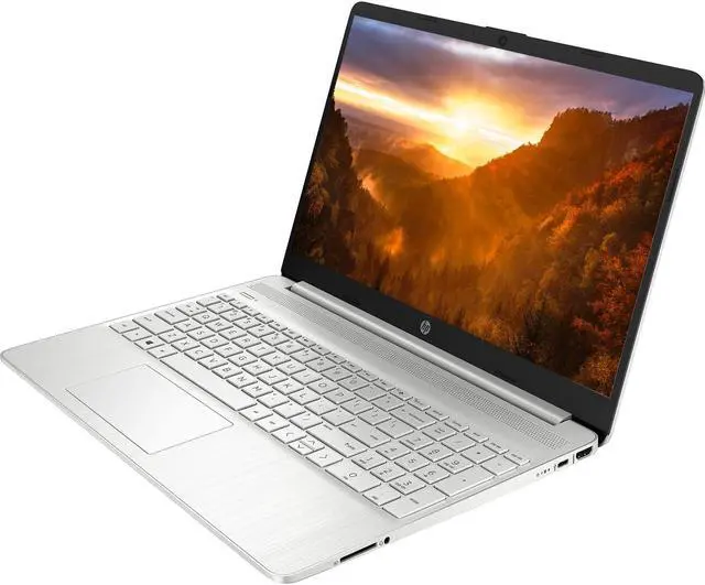 Alt view image 2 of 5 - HP 15 Notebook Laptop, 15.6" Full HD Display, Intel Core i5-1135G7 Processor, 12GB DDR4 RAM, 512GB PCIe SSD, USB Type-C, Webcam, Wi-Fi, Windows 11 Home, Silver