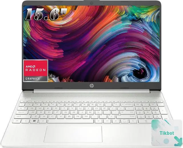 Main image of HP 15.6" Laptop AMD Ryzen 3-5300U(Beats i7-1160G7) Anti-Glare Wi-Fi Bluetooth Natural Silver Win11 W/Mouse Pad (16GB RAM | 512B PCIe SSD)