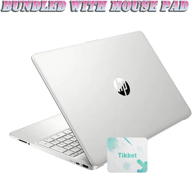 Alt view image 2 of 5 - HP 15.6" Laptop AMD Ryzen 3-5300U(Beats i7-1160G7) Anti-Glare Wi-Fi Bluetooth Natural Silver Win11 W/Mouse Pad (16GB RAM | 512B PCIe SSD)