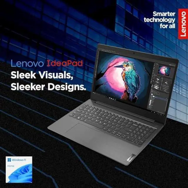 Alt view image 5 of 5 - Lenovo Newest IdeaPad 15.6"" FHD Touchscreen Laptop, Intel Core i3 Processor(Upto 4.1GHz), 16GB Memory, 2TB SSD Storage, HDMI, Bluetooth 5, Webcam, Type-C, Long Battery Life, Win 11 Home S, Grey