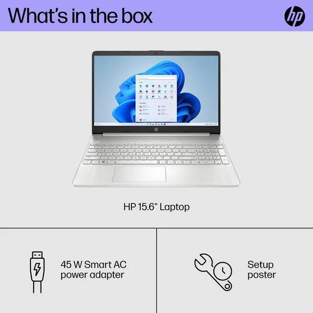 Alt view image 4 of 5 - Hp 15.6" HD Display | AMD Ryzen 5 5500U Processor (Beat i7-1195G7) | 16GB RAM | 256GB SSD | AMD Radeon Graphics True Vision HD Camera | Windows 11 Home | Bundle with Laptop Stand