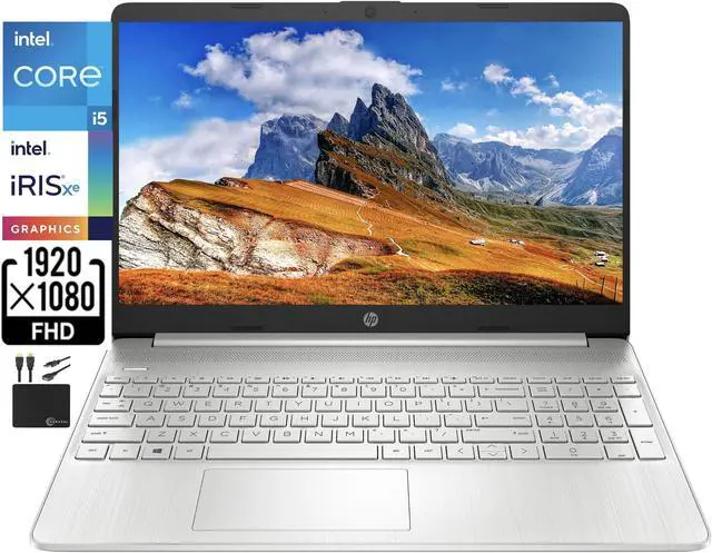 Main image of HP 2023 Newest 15.6'' FHD Screen Laptop, Quad Core Intel i5-1135G7 (Beat i7-1065G7,Upto 4.2GHz), Iris Xe Graphics, 16GB RAM, 1TB SSD, HD Webcam, WiFi 6, 9+ Hours Battery, Winows 11+Marxsolcables
