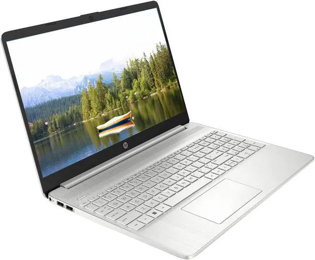 Alt view image 2 of 5 - HP 15 Notebook, 15.6" HD Screen, Intel Core i3-1115G4, 12GB DDR4 RAM, 1TB PCIe SSD, Webcam, HDMI, SD Card Reader, Wi-Fi, Windows 11 Home, Natural Silver
