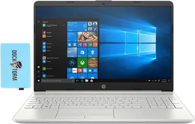 Main image of HP 2021 Newest 15.6" Everyday Value Laptop with IPS & FHD Display (Intel i3-1115G4 2-Core, 8GB RAM, 256GB SSD, Intel UHD, (1920x1080), Fingerprint, WiFi, Bluetooth, Webcam, Win 10H) w/Hub