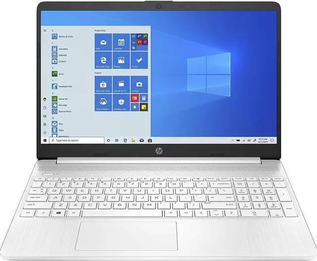 Alt view image 2 of 5 - HP 15.6" (1366x768) Home and Business Laptop (AMD Ryzen 3 5300U 4-Core, 16GB RAM, 256GB PCIe SSD, AMD Radeon, WiFi 6, Bluetooth 5.1, Webcam, Win 11 Pro) Bundle w/DKZ hub