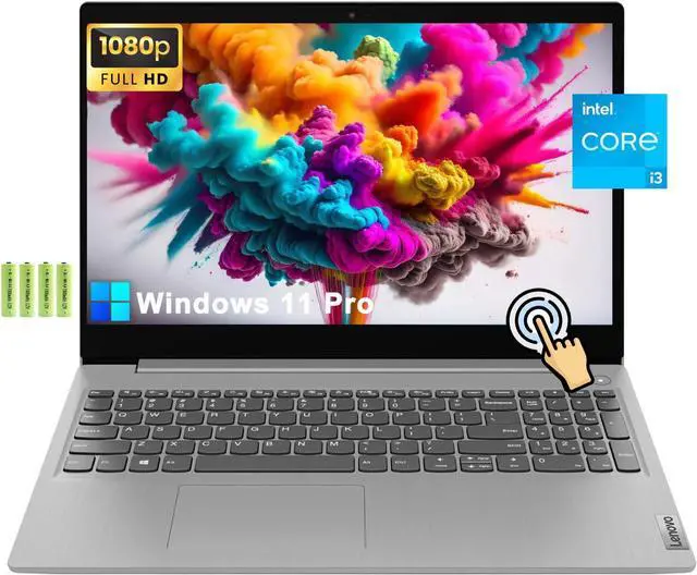 Main image of Lenovo Ideapad 3i [Windows 11 Pro] 15 15.6" FHD Touchscreen Business Laptop Computer, 11th Gen Intel i3-1115G4, 24GB DDR4 RAM, 2TB PCIe SSD, Intel UHD Graphics, Wi-Fi 6, SD Card Reader, w/Battery