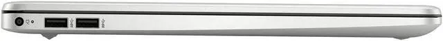 Alt view image 5 of 5 - HP 15 Notebook, 15.6" HD Screen, Intel Core i3-1115G4, 16GB DDR4 RAM, 1TB PCIe SSD, Webcam, HDMI, SD Card Reader, Wi-Fi, Windows 11 Home, Natural Silver