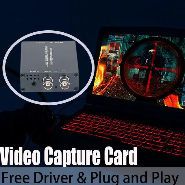 Alt view image 3 of 5 - ATCCPYDM HDMI SDI Dual Output Capture Card,SDI to USB3.0 Video Capture,HDMI to USB 3.0 HD 1080P Live Streaming Video Grabber Converter,Support Microphone Audio and Mixing Audio Input