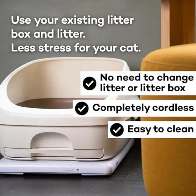 Alt view image 5 of 5 - Catlog Board - Smart Litter Box Monitoring System, Healthcare, Scale, Weight, Automatic Recording, Works with Any Litter Box, IoT, Smartdevice, App, Excretion, for Cat, All Breeds