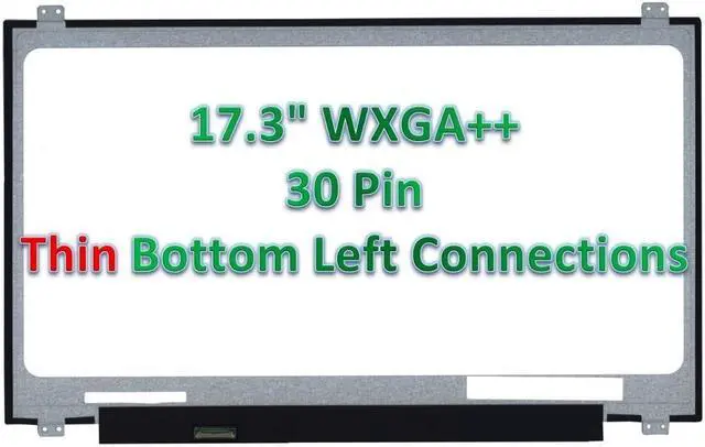 Alt view image 2 of 3 - Generic New 17.3" WXGA++ LED DIODE Replacement Substitute LAPTOP LCD Screen Compatible with Dell M04fx/ 0M04FX/ N173FGA-E34 REV.C1