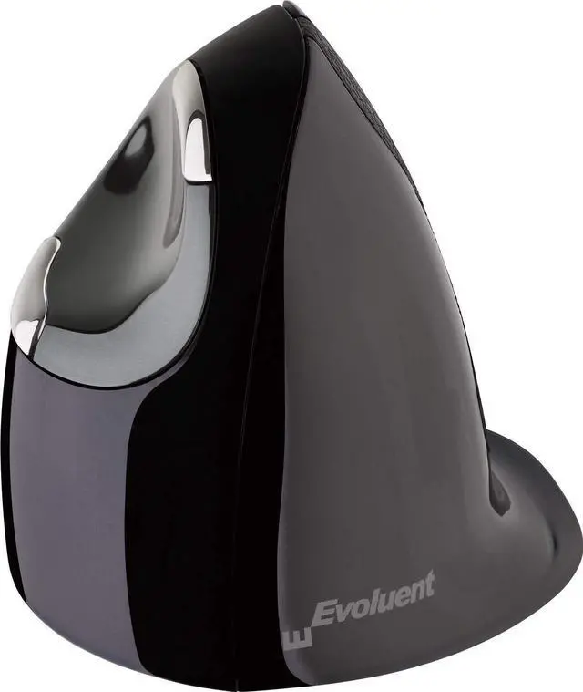 Alt view image 3 of 5 - Evoluent Mouse VMDMW - VerticalMouse D, Right Hand Ergonomic Design, Evoluent Vertical Mouse D Medium with Wireless Connection for Laptop and PC, Plus Jestik Microfiber Cloth