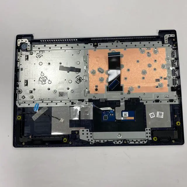 Alt view image 2 of 5 - LTPRPTS Replacement Laptop Upper Case Palmrest Non-Backlit Keyboard Touch Assembly Part for Lenovo IdeaPad 3 15IML05 15IIL05 15ADA06 15iml05 5CB1D03528 Blue
