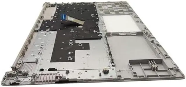 Alt view image 5 of 5 - Jxjslp Replacement Upper Case Palmrest for HP 17 cn0023dx 17-cn0273st 17-CN 17-CP 17T-CN 17Z-CP 17.3'' Series Laptop Non-Backlit Keyboard Assembly Top Cover M50458-001 Natural Silver