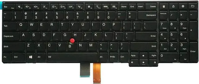 Main image of US Layout Replacement Keyboard for Lenovo ThinkPad T540 T540p L540 W540 W541 T550 W550 W550s T560 L560 L570 P50s Laptop (Backlit)