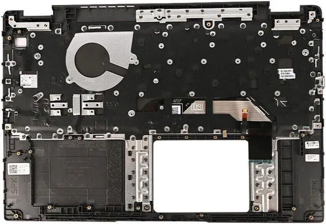 Alt view image 2 of 5 - wzqrps Replacement for Dell Latitude 3510 E3510 Laptop Upper Case Palmrest Backlit Keyboard Assembly Part 0JYG4Y JYG4Y