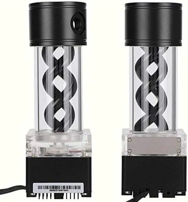 Main image of Water Cooling Kit,800L/H CPU Cooling Cylinder Pump System,Water Cooling Pump Reservoir,T Virus Cylindrical Cooler for Computer Water Cooling System(Black)