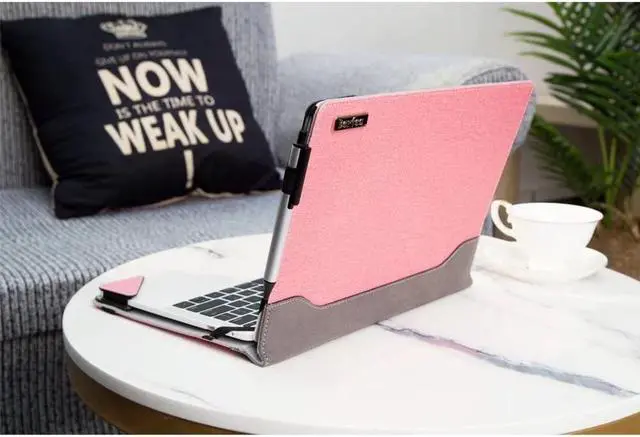 Alt view image 3 of 5 - Berfea Stand Cover Case Compatible with Acer Chromebook Spin 513 CP513-1H,R841T-S4ZG,R841T-S5VA 13.3 inch Laptop Protective Case Notebook Sleeve PU Leather Hard Case Shell