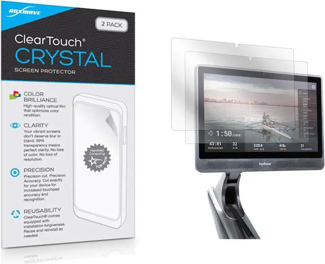 Main image of BoxWave Screen Protector Compatible with Hydrow Rower - ClearTouch Crystal (2-Pack), HD Film Skin - Shields from Scratches for Hydrow Rower