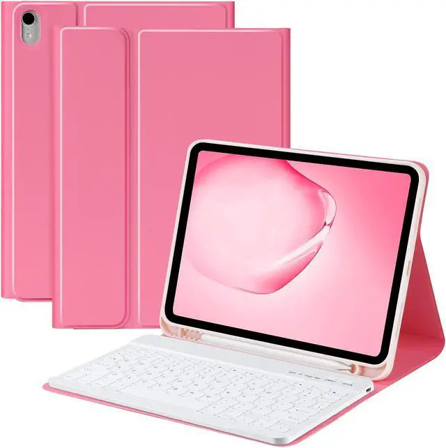 Main image of BQSS iPad 10th Generation Keyboard Case 10.9"2022, Slim Smart Keyboard Case for iPad 10th Gen 2022,Detachable Wireless Keyboard,Pencil Holder (Red)