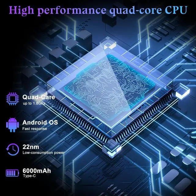 Alt view image 5 of 5 - BYANDBY 2024 Newest Tablets Android 12, 2 in 1 Tablet with Keyboard, 10 inch Tablets, 4GB+64GB/512GB Expand, 2.4G+5G+Wi-Fi 6, Dual Camera, 6000 mAh, BT, GMS, Games, Tablet with Case (Black)