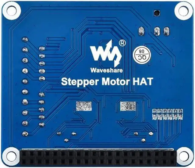 Alt view image 4 of 5 - Coolwell Waveshare Stepper Motor HAT for Raspberry Pi 4B+ 4B 3B+ 3B 2B+ Zero W WH Jetson Nano Dual DRV8825 Motor Controller up to 1/32 Microstepping Drives Two Stepper Motors