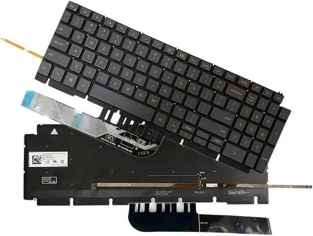 Alt view image 2 of 5 - GinTai Laptop US Backlit Keyboard Replacement for Dell G15 (5510) G15 (5511) G15 5515 G15 5520 0H4XRJ 343NN