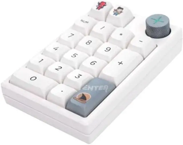 Alt view image 2 of 5 - Darmoshark K3 Pro Three Mode 2.4G/BT5.0/USB-C Wireless Bluetooth Mechanical Number Keyboard 19 Key Mini Number Keyboard Portable RGB Backlight Game Keyboard Extended Keyboard-Add to Wish List