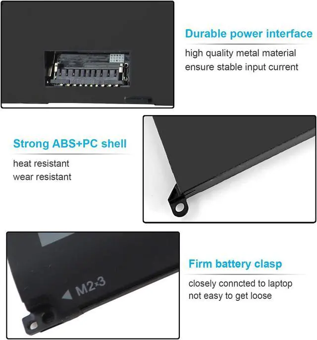 Alt view image 3 of 5 - 86Wh 69KF2 11.4V Battery for Dell Alienware M15 M17 R3 R4 XPS 15 9500 9510 9520 9530 G7 15 7500 G15 5510 5511 5515 5520 5521 Precision 5550 5560 5570 Inspiron 7510 7610 7620 P87F P91F P45E 70N2F M59JH