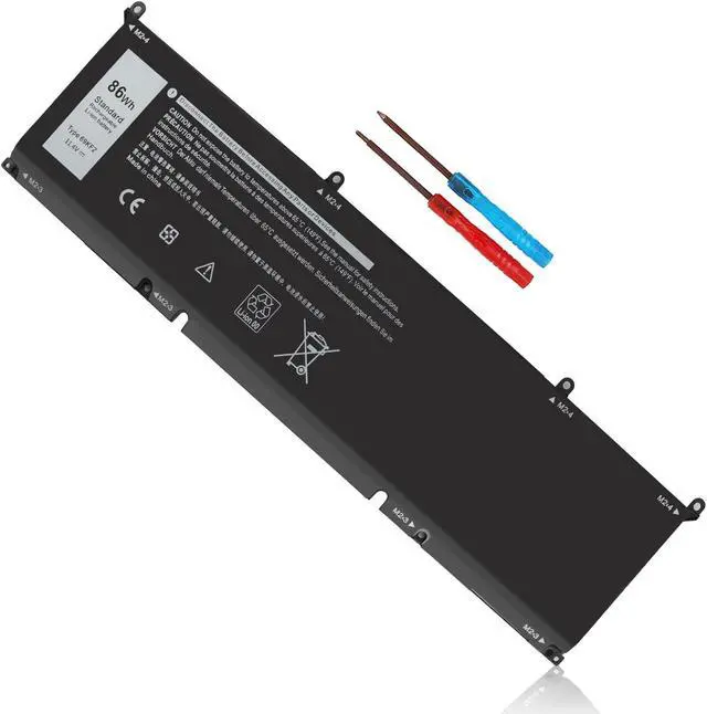 Main image of 86Wh 69KF2 11.4V Battery for Dell Alienware M15 M17 R3 R4 XPS 15 9500 9510 9520 9530 G7 15 7500 G15 5510 5511 5515 5520 5521 Precision 5550 5560 5570 Inspiron 7510 7610 7620 P87F P91F P45E 70N2F M59JH