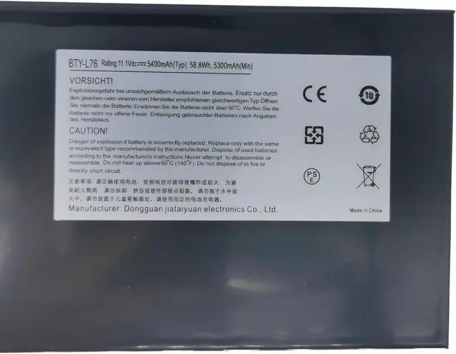 Alt view image 2 of 5 - Batterymarket New BTY-L76 Replacement Laptop Battery Compatible with MSI 2PE-025CN 2QE-083CN GS70 2PE-026CN, GS70 2QE-084CN, GS70 2QD-487CN, GS70 2PC-633XCN, 2QE-083CN GS70 Series (11.1V 58.8Wh)