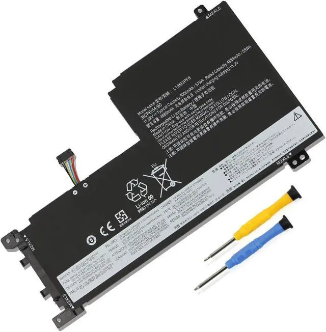 Main image of MULS L19L3PF2 L19M3PF6 Laptop Battery Replacement for Lenovo Ideapad 5-15IIL05 5-15ARE05 5-15ITL05 5-15ARE05 5-15IAL7 5-15ABA7 Series L19C3PF5 L19M4PF1 L19D3PF3 SB10W86961 5B10W86945 57Wh 3-Cells
