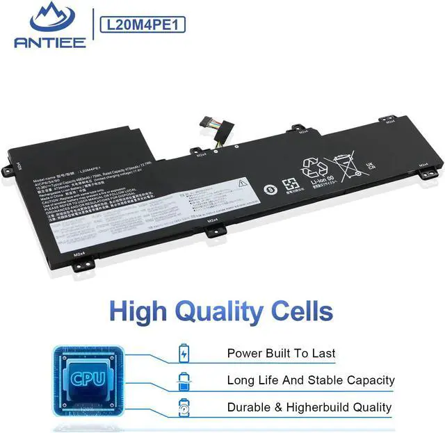Alt view image 4 of 5 - ANTIEE L20C4PE1 L20L4PE1 L20M4PE1 Laptop Battery for Lenovo IdeaPad 5 Pro-16ACH6 Pro-16IHU6 IdeaPad Creator 5-16ACH6 Series 5B11B66552 SB11B66551 5B11B66555 5B11B66554 15.36V 75Wh 4883mAh