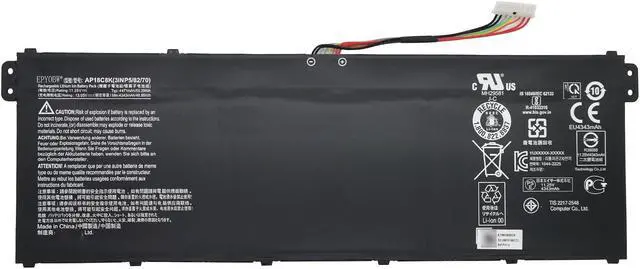 Main image of EPYOBW AP18C8K Battery 50.29Wh Compatible with Acer Aspire A715-42g A514-54 A515-56G A515-57 / Swift SF314-42 SF314-57 SF314-58 / Chromebook 314 C933 / TravelMate TMP215-52 Series 3INP5/82/70