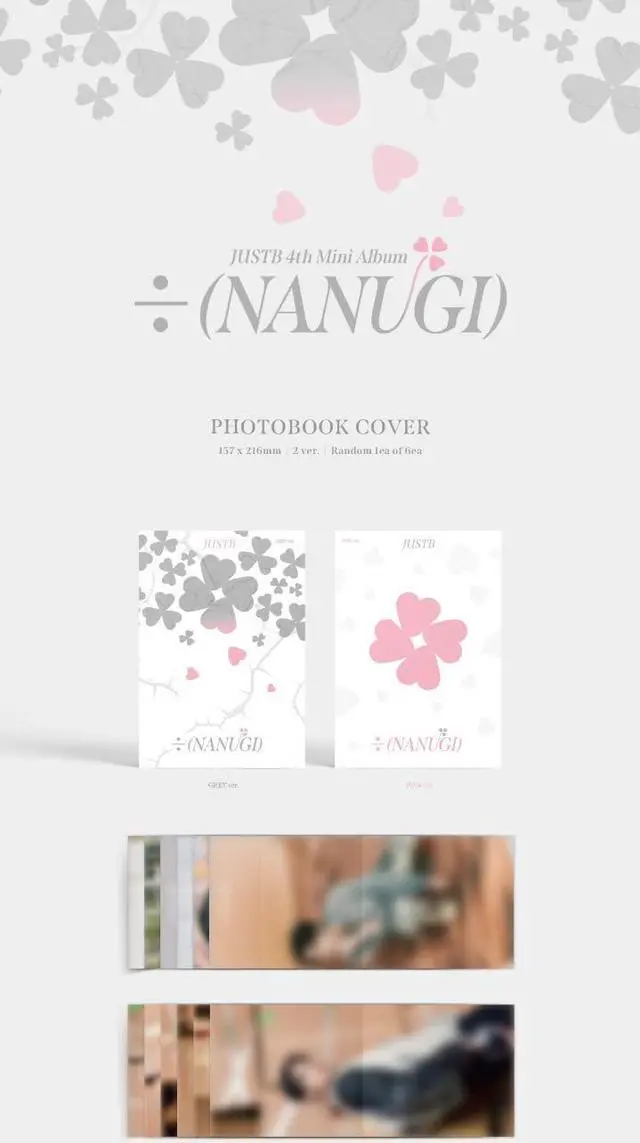 Alt view image 2 of 5 - JUST B - / NANUGI (4th Mini Album) CD+Folded Poster (2 ver. Set/CD Only, No Poster)